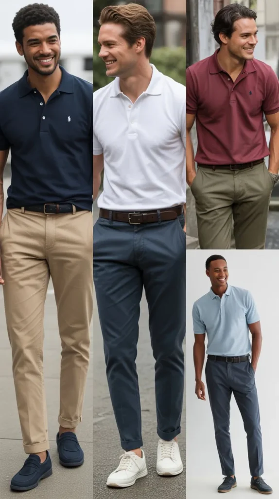 Polo Shirt with Chinos