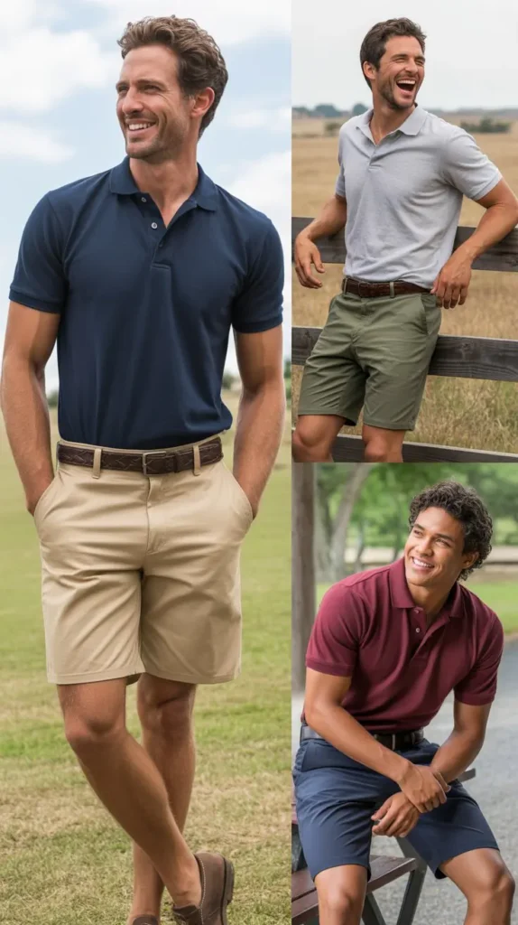 Polo Shirt with Shorts