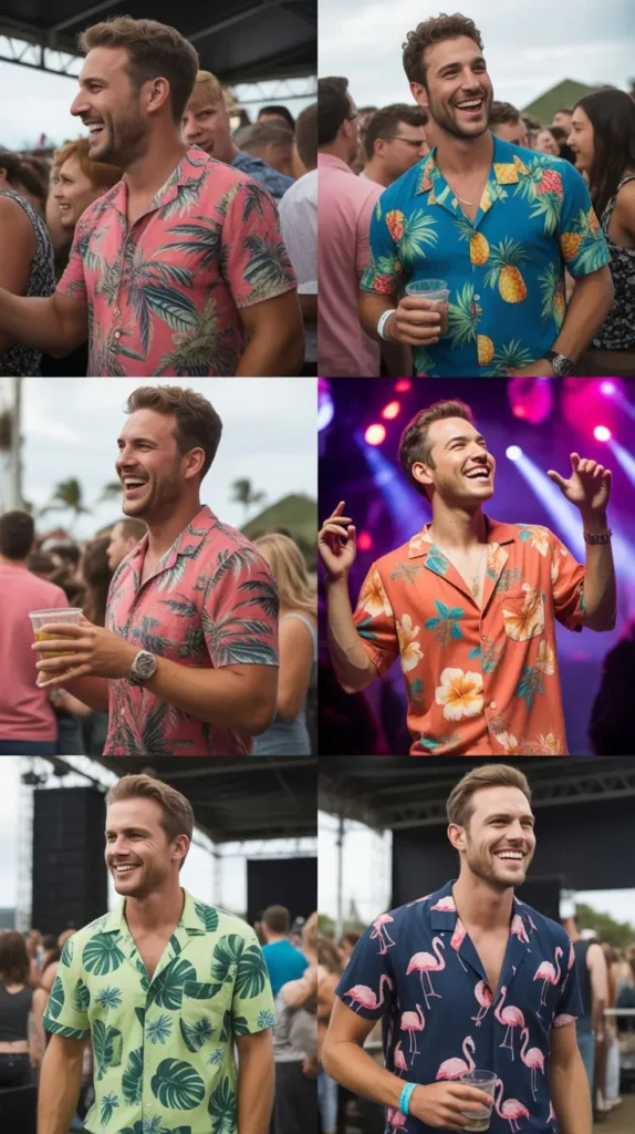 Tropical Print Shirts