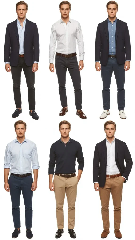 Capsule Wardrobe Business Casual Outfits for Men