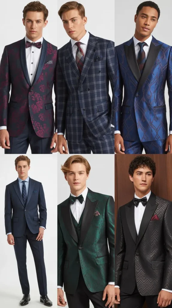 Patterned Suit for Bold Style