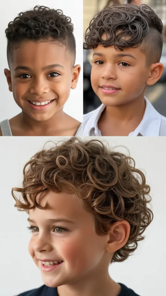  Curly Faux Hawk