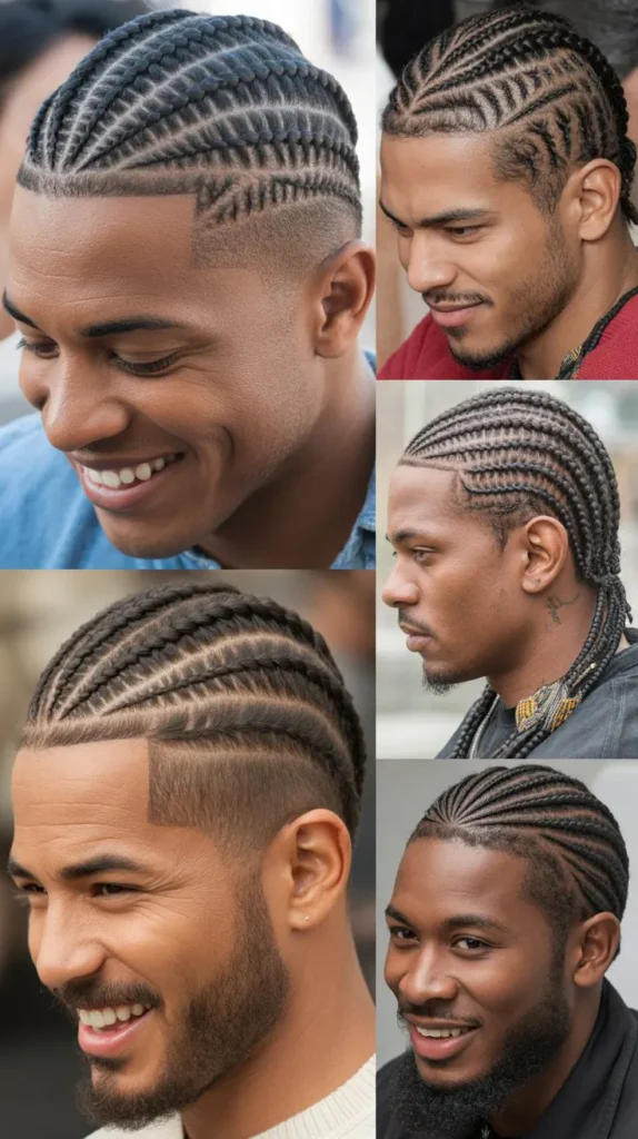 Tribal Cornrow Fade