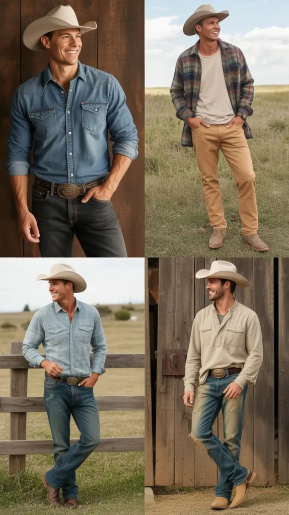 Casual Shirt with Rolled Sleeves