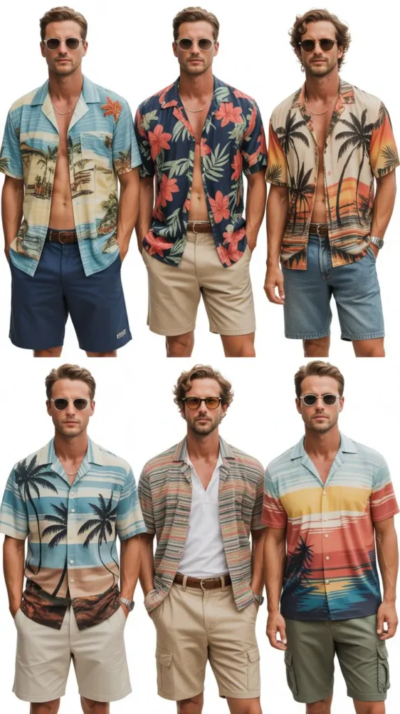 Hawaiian Shirts with Shorts