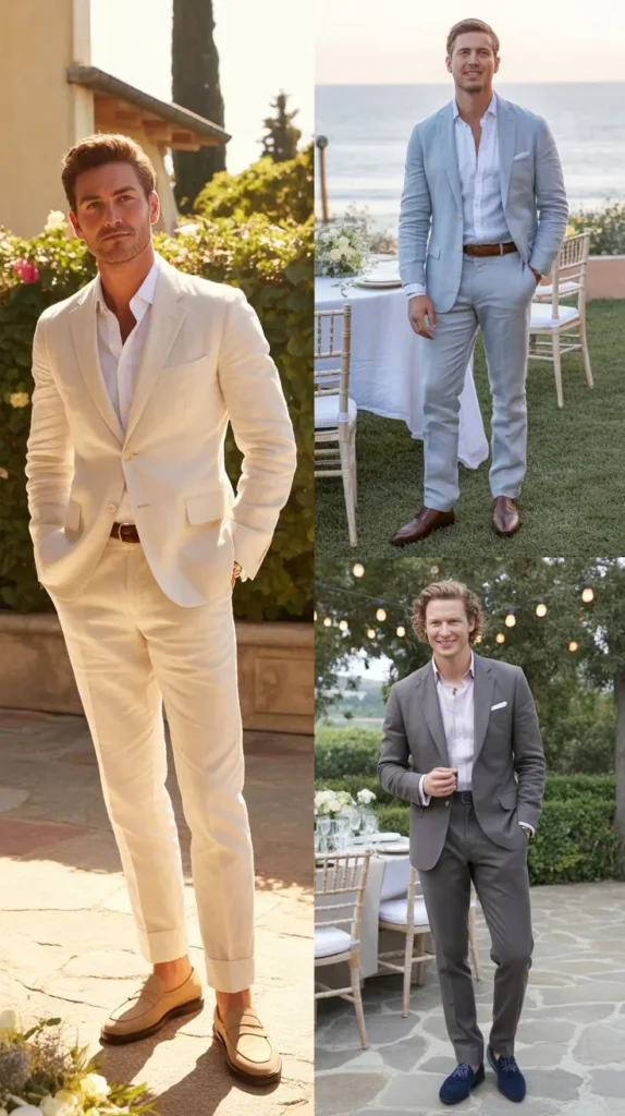 Linen Suit for Hot Weather