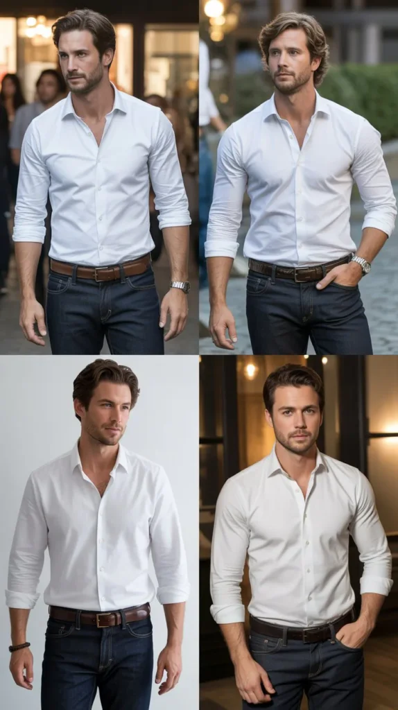 Polo Shirt & Tailored Pants