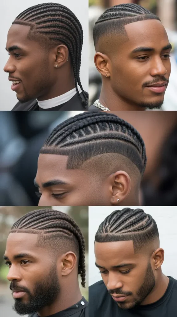 Skin Fade Cornrows