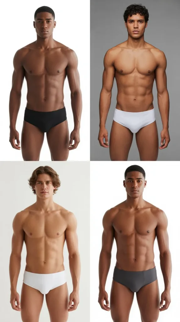 . Neon Color Swim Briefs