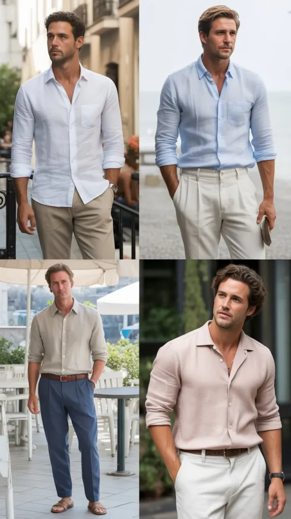 Henley with Cargo Pants