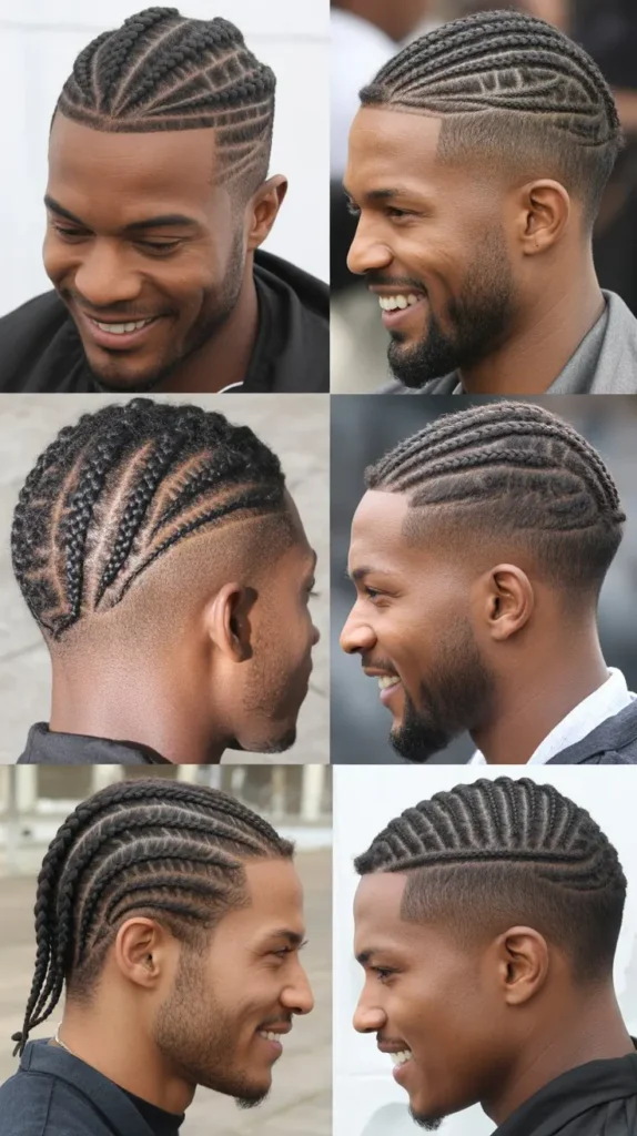  Cornrow Mohawk Fade