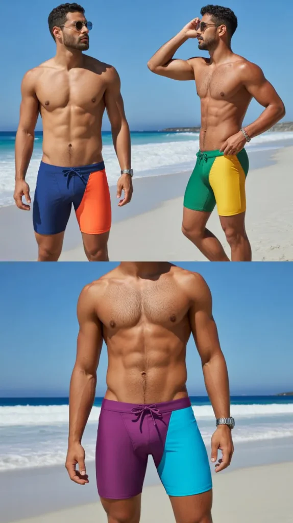 Color-Block Swim Briefs