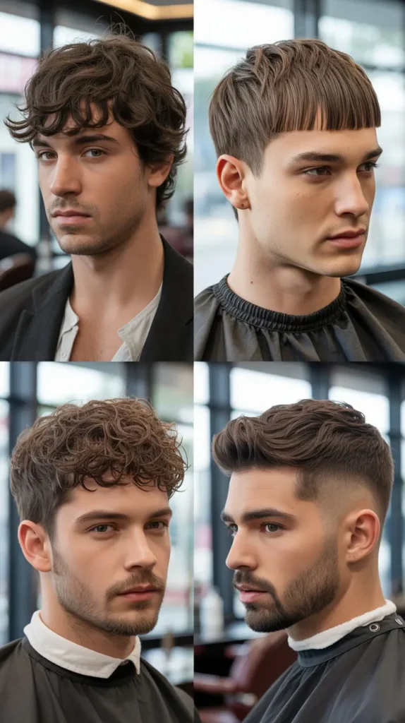 Textured Fringe Hairstyle