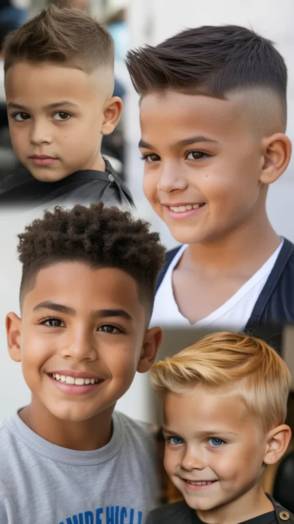  Faux Hawk with Taper Fade