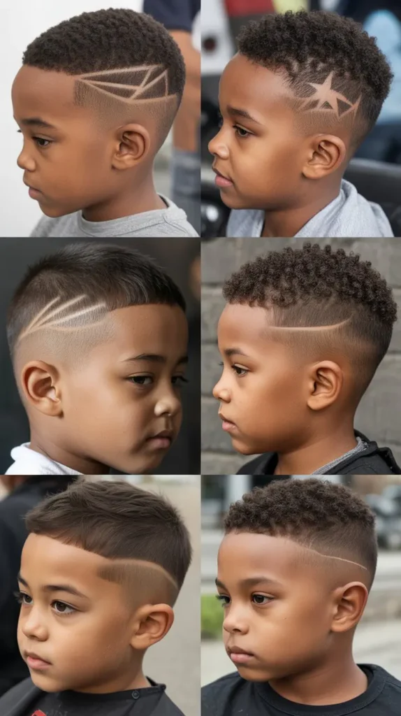 Skin Fade with Design