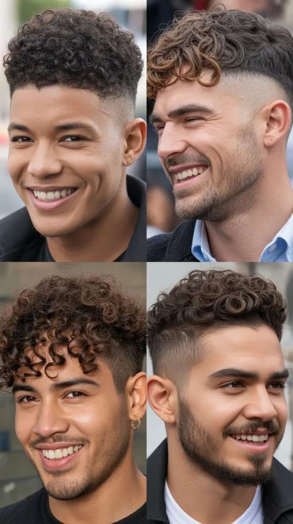 Curly Disconnected Undercut