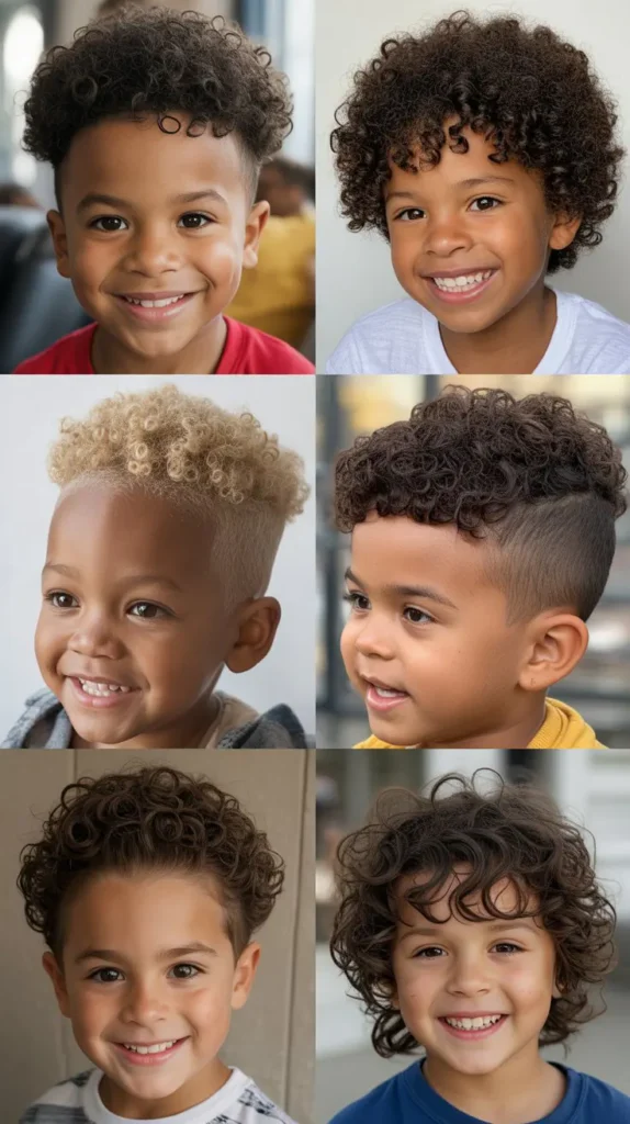High Volume Curly Faux Hawk