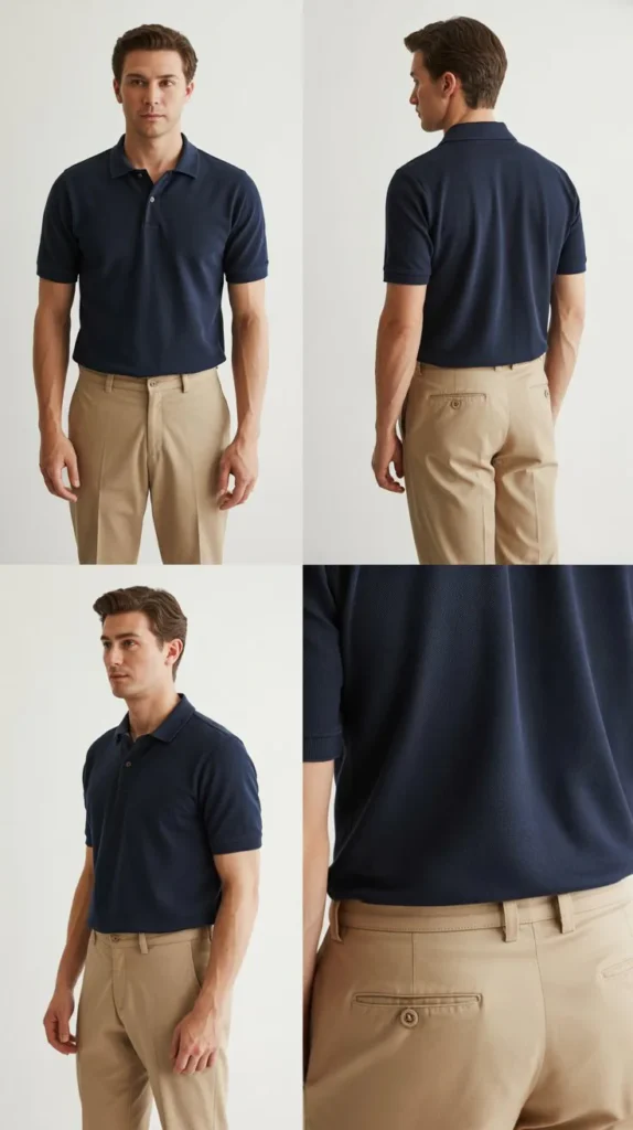 Polo Shirt with Chinos