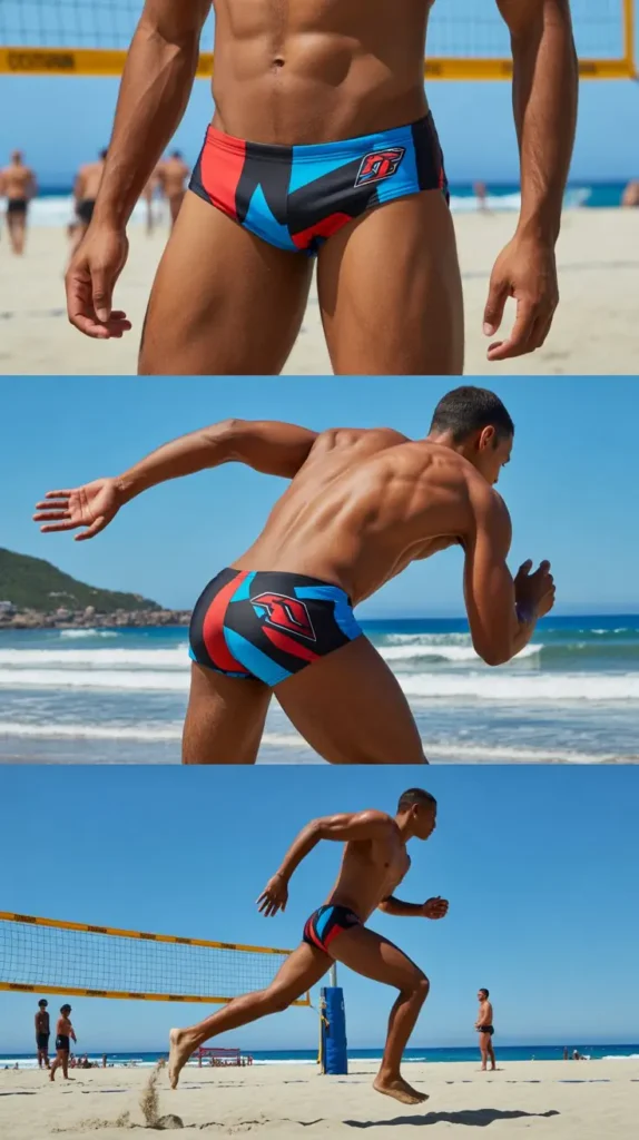 Sporty Logo Swim Briefs