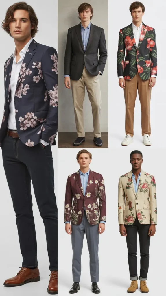 Floral Blazer Statement