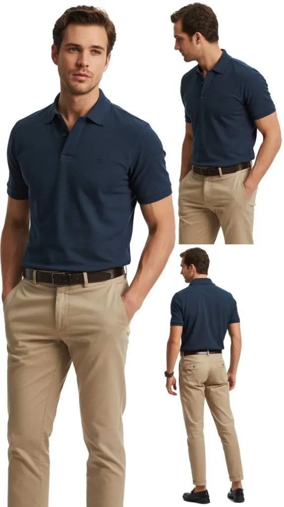 Polo Shirt with Chinos
