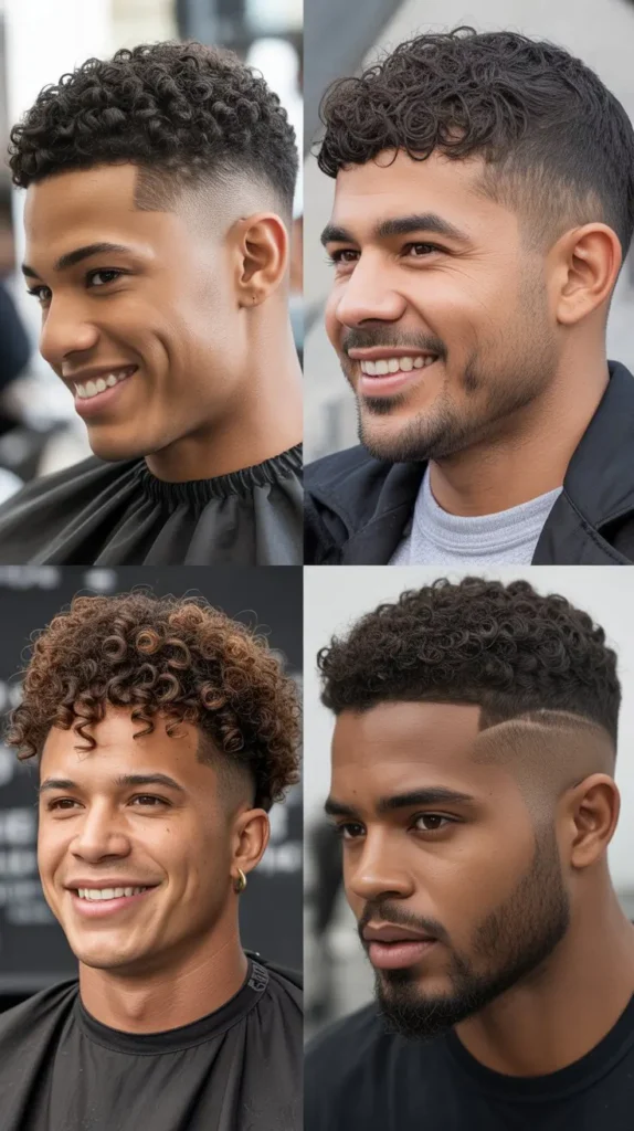 Curly Skin Fade