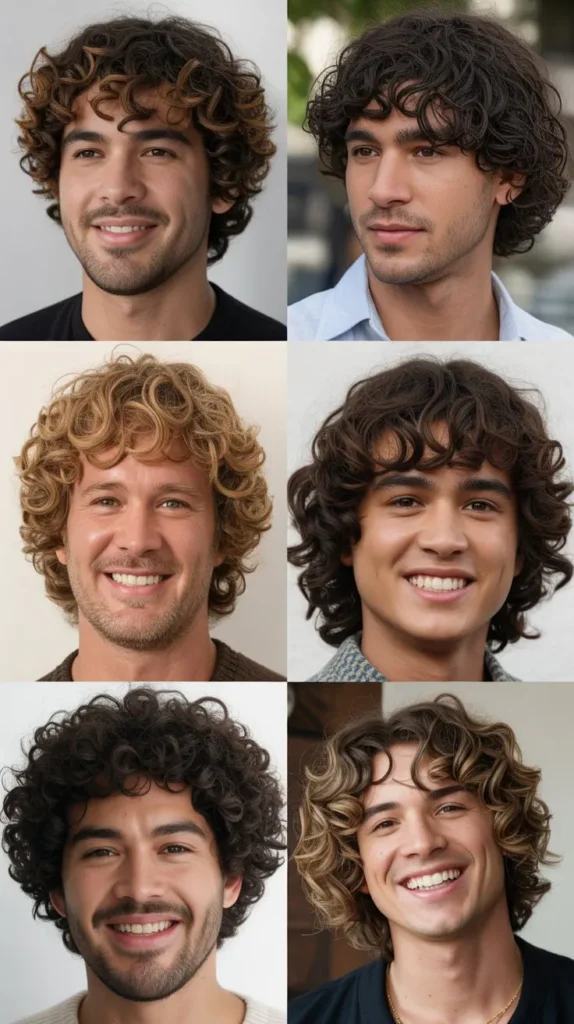  Curly Curtain Hairstyle