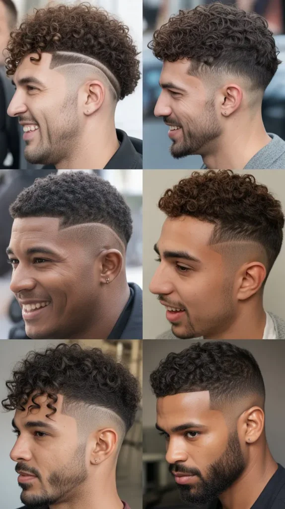  Curly Drop Fade