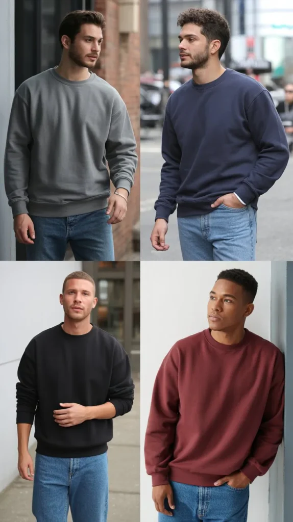 . Sweatshirt with Jeans