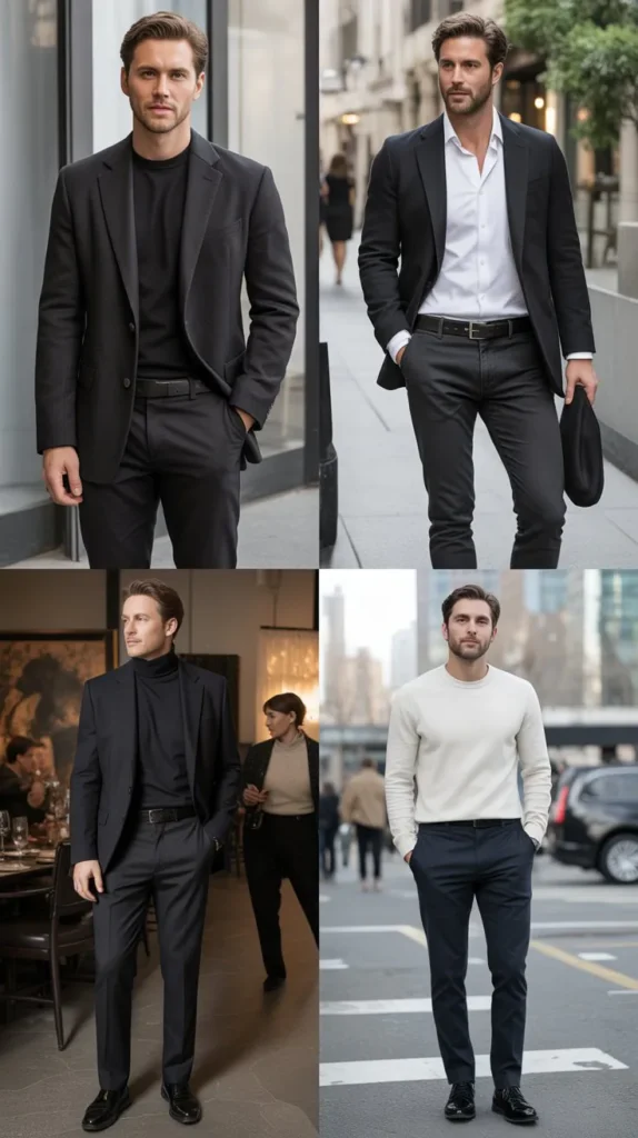 Black-on-Black Minimal Look