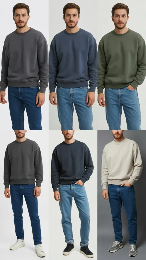  Sweatshirts with Denim Jeans