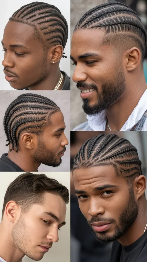 Cornrow Fade with Undercut