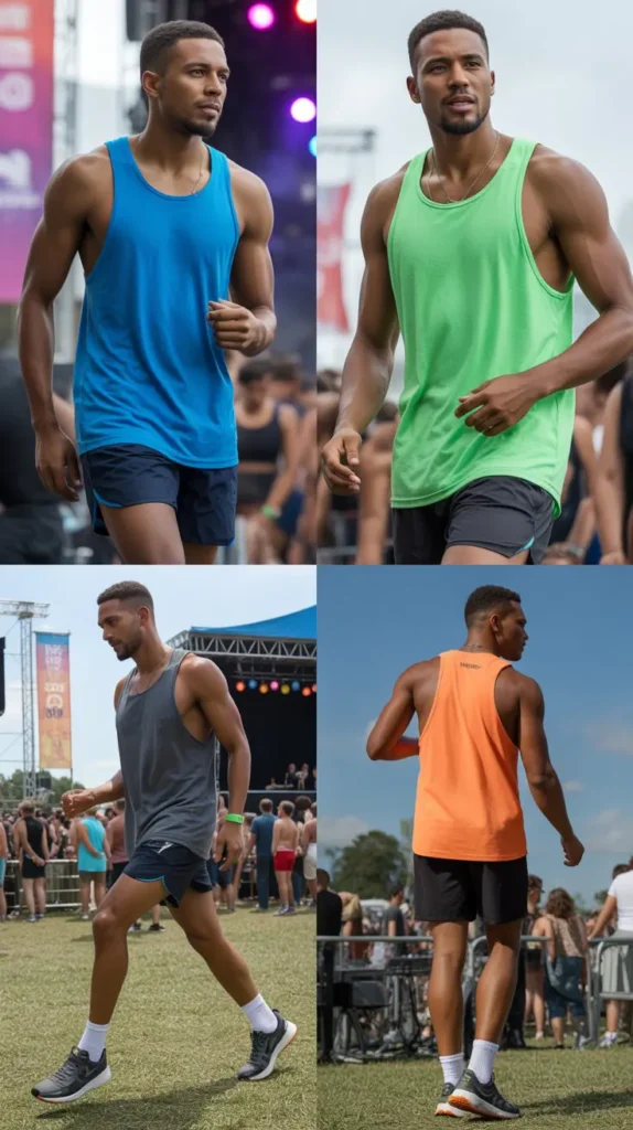 Graphic Tee with Cargo Shorts