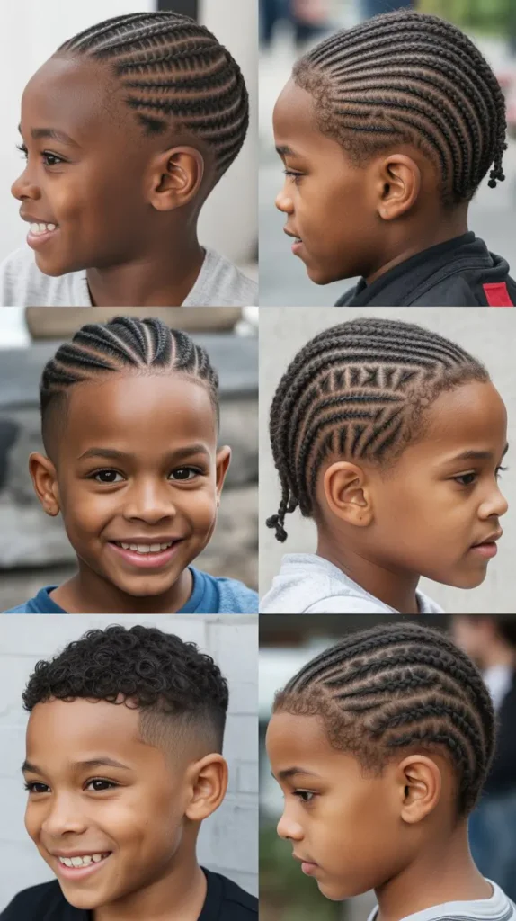 Cornrow Fade