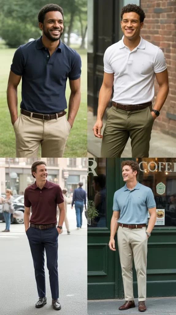 Polo Shirt with Chinos