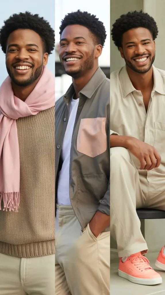 Pink Accessories with Neutral Outfit