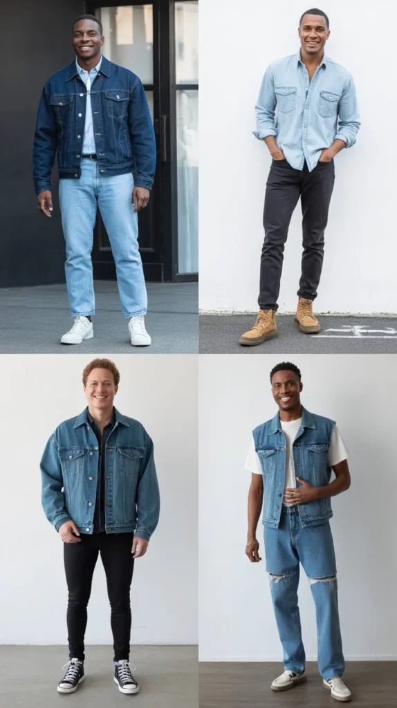 Denim-on-Denim Look
