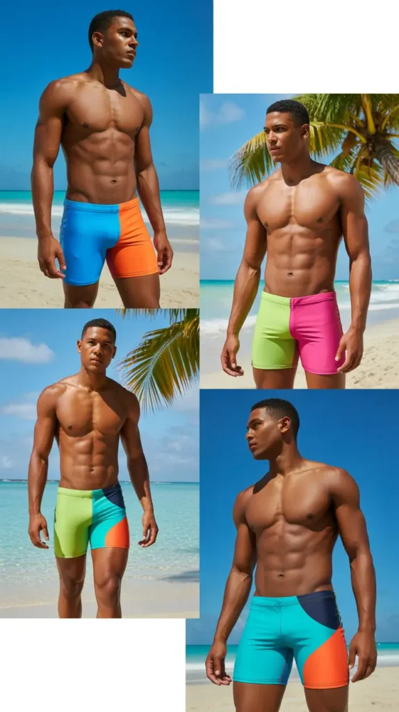 Color Block Swim Briefs