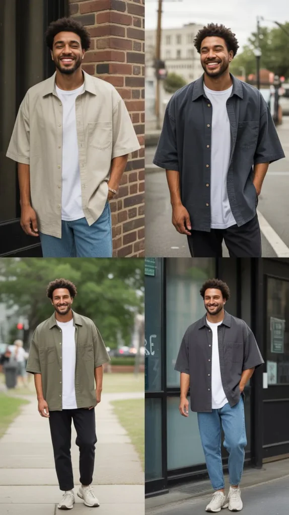 Oversized Button Shirts Trend