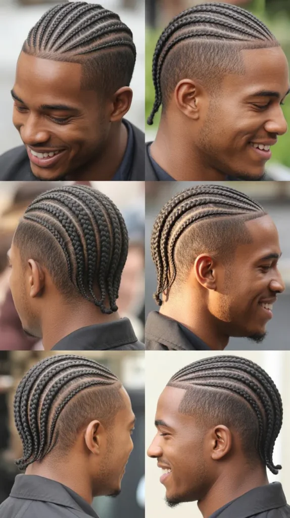 Classic Cornrow Fade