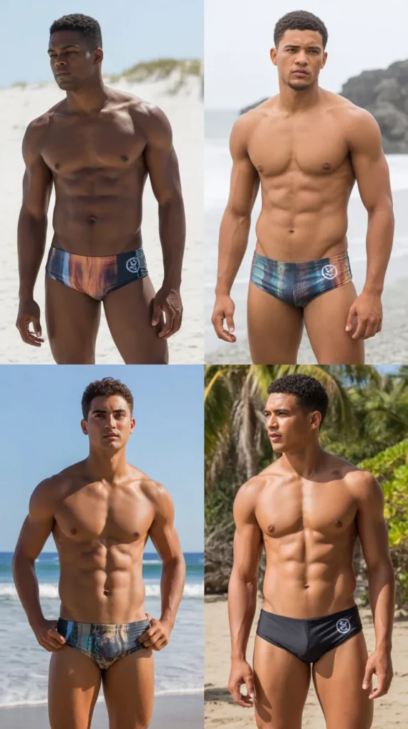 Logo Branded Swim Briefs