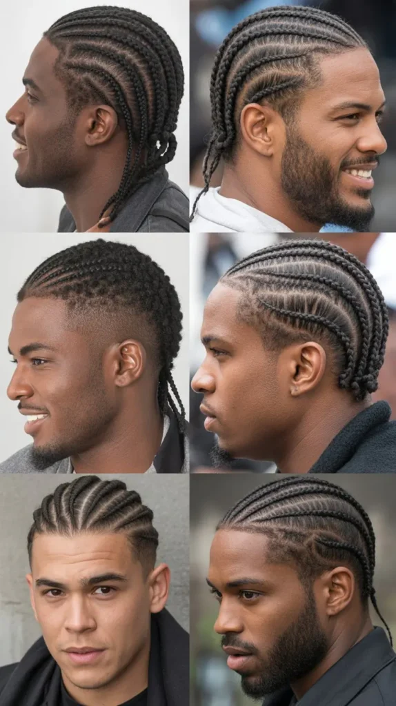  Thick Cornrow Fade