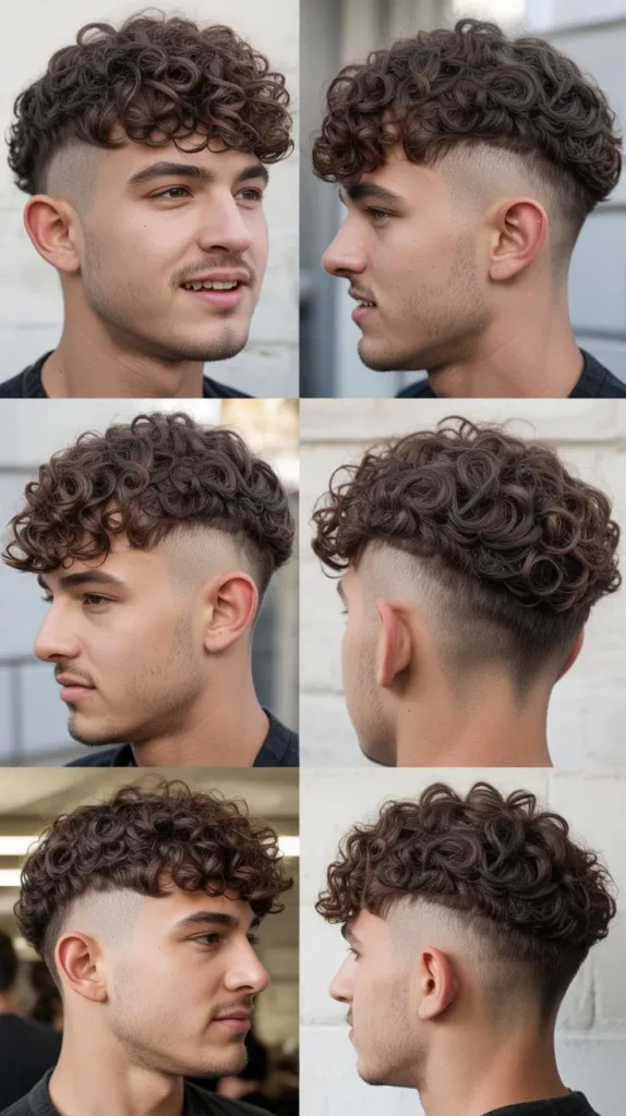  Curly Undercut