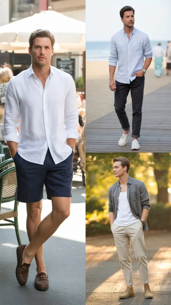 Linen Shirt for Summer Dates