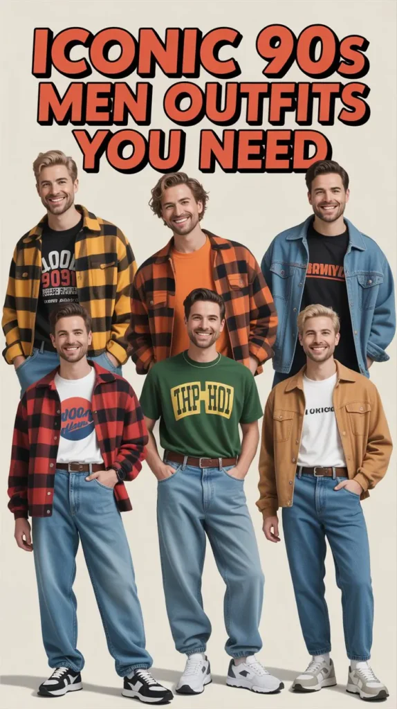 28 Iconic 90s Men Outfits You Need