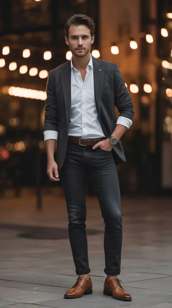 Linen Shirt with Chinos