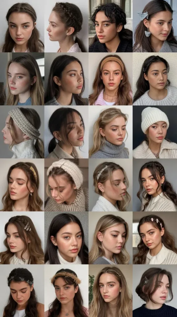 27 Cute Winter Hairstyles for School
