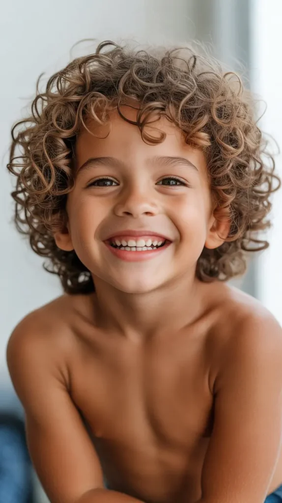12 Easy Curly Boy Haircuts for Little Kids