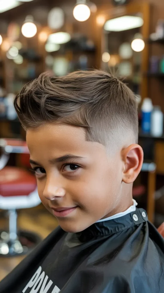 Skin Fade Soft Faux Hawk