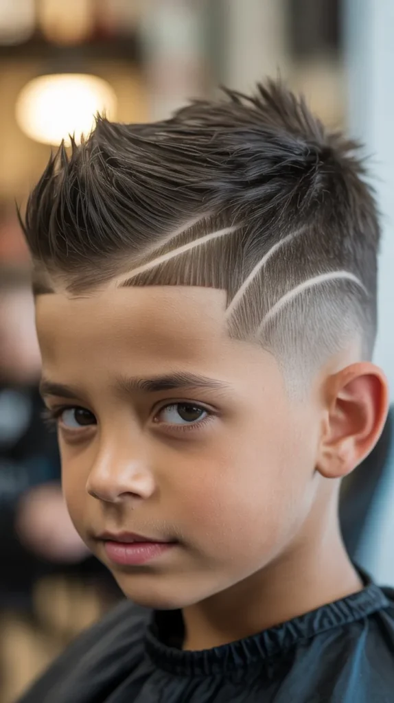 Hard Part Fade Faux Hawk